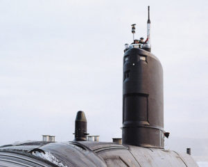 HMS Upholder z dobrze widocznym smukłym kioskiem. / Zdjęcie: www.globalsecurity.org
