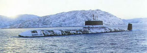 Okręt podwodny typu Typhoon.