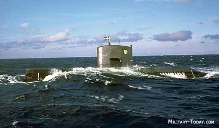 Okręt podwodny Näcken> podczas patrolu. / Zdjęcie: military-today.com