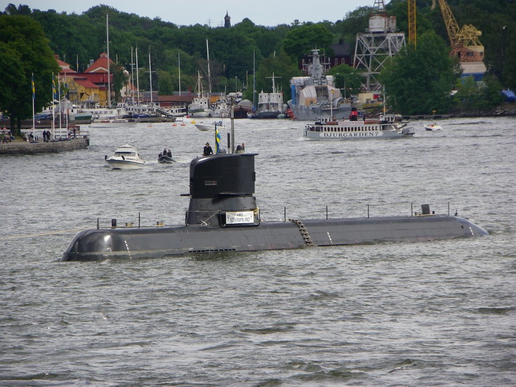 HMS Södermanland w Sztokholmie w 2010 roku. / Zdjęcie: wikimedia.org