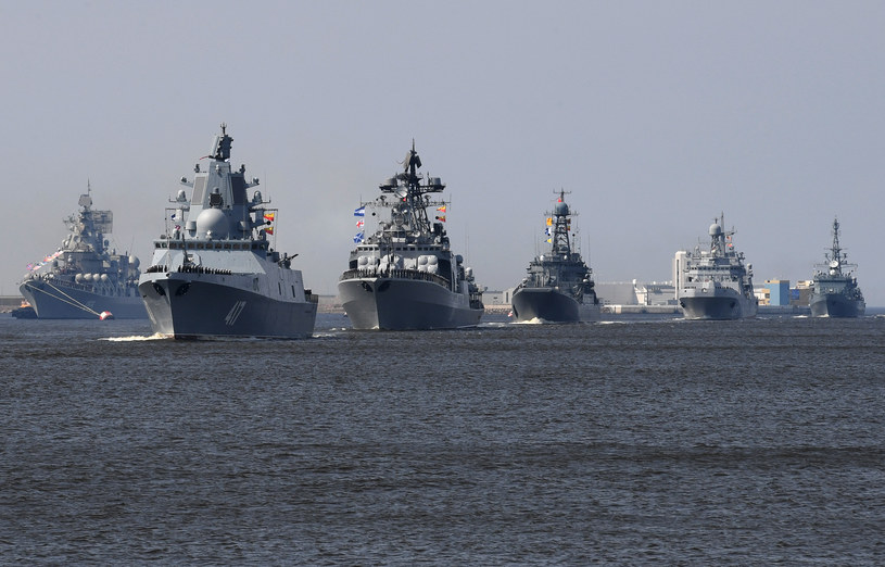 Rosyjskie okręty wojenne> / Zdjęcie: Agencja AFP