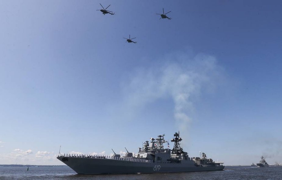 Niszczyciel typu Udaloy Severomorsk. / Zdjęcie: Tass