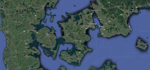 Cieśniny Duńskie. / Zdjęcie: Google Maps