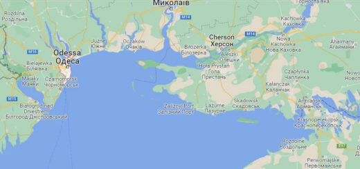 Rosyjski okręt wojenny został zniszczony w pobliżu Odessy, gdzie znajduje się ukraiński port. / Mapa: GoogleMaps