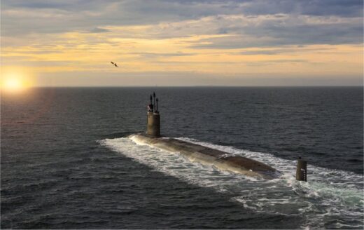 Artystyczna wizja okrętu podwodnego typu Virginia. / Zdjęcie: General Electrics